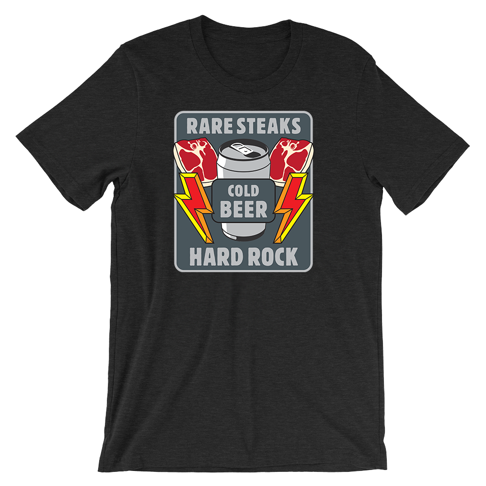 Rare Steaks Cold Beer Hard Rock