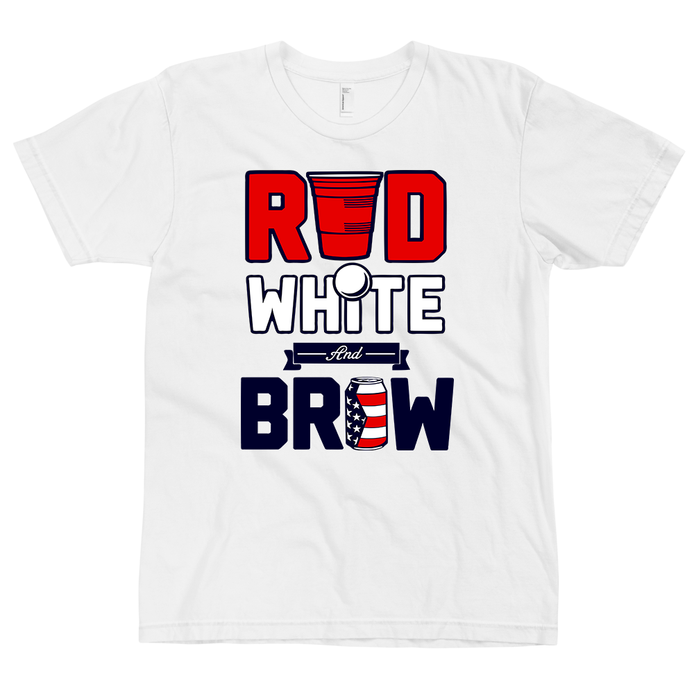 The Original Red, White & Brew Beer Pong T-Shirt