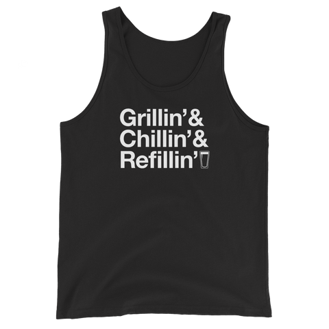 Grillin' Chillin' Refillin' Tank Top