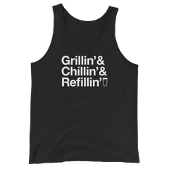 Grillin' Chillin' Refillin' Tank Top